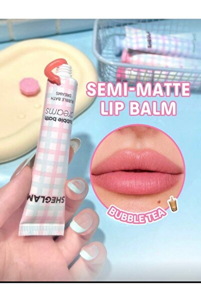 SHEGLAM Bubble Kiss Renkli Nemlendirici Lip Balm - Islak Bitişli Gloss Etkili