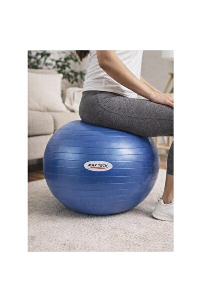 MaxTech 65 Cm Pilates Topu + Şişirme Pompası