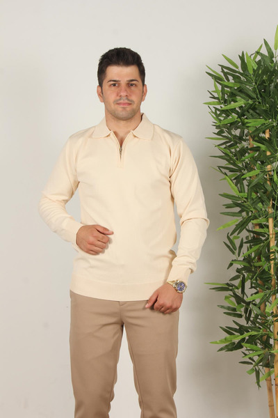 Mckanzie 711 Pulover cu fermoar cu guler polo