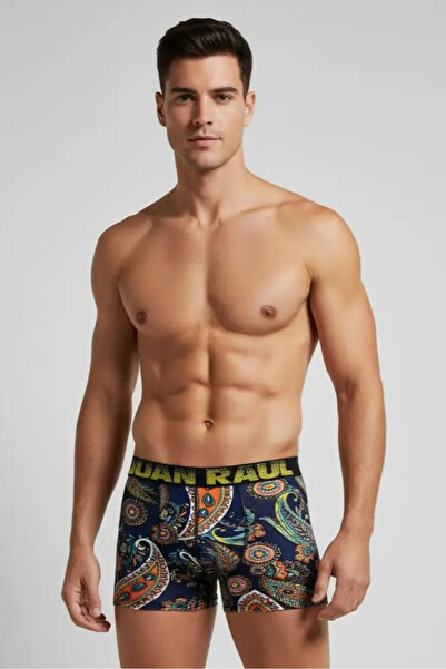 Juan Raul Мъжки боксерки с шарени шалчета, 95% памук - DB278