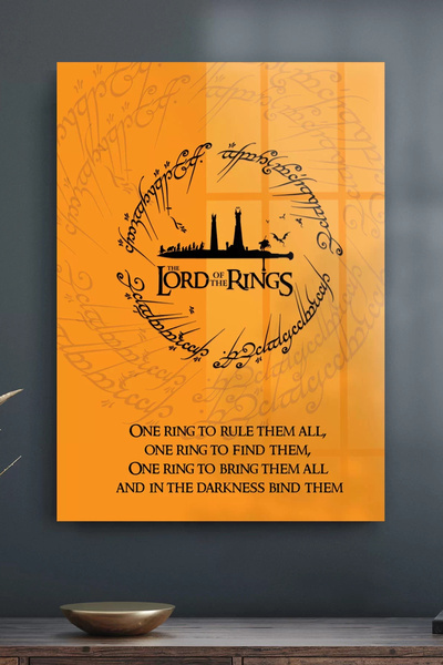 Decovetro Stakleni sto Gospodar prstenova Jedan prsten