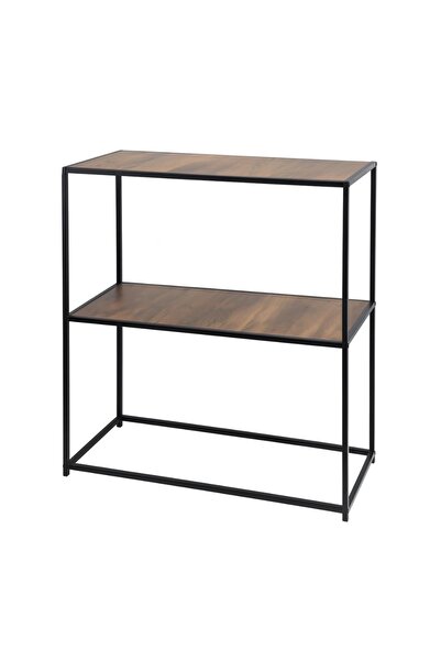 H&S collection Mobilier multifuncțional, 2 niveluri, metal + MDF, 70x31x85 cm