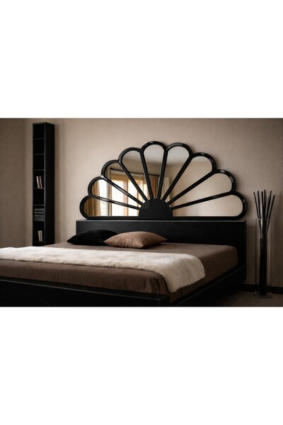 arykanda PEECOCK YATAK BAŞLIĞI - AYNALI YATAK BAŞLIĞI - RUSTİK YATAK BAŞLIĞI