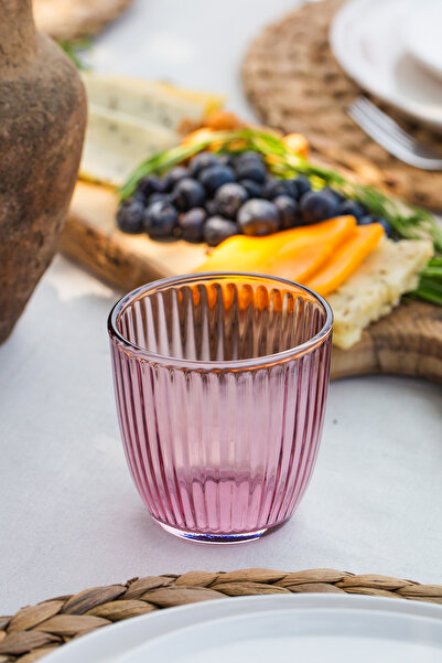 Rakle Splendid 4-piece water glass set plum 290 cc