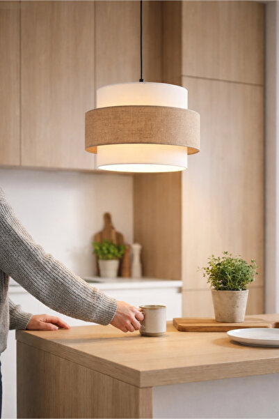 HOMİNG Homing Soho Retro Jüt Kumaş Minimalist Sarkıt 241493