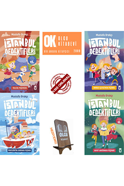 Timaş Çocuk Istanbul Dedektifleri 4 Kitap Seti Mustafa Orakçı