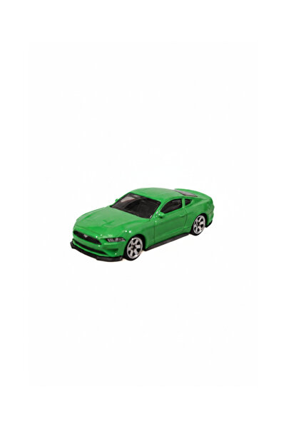 MSZ Mașină miniaturală Ford Mustang GT 2018, model verde, model 1:64