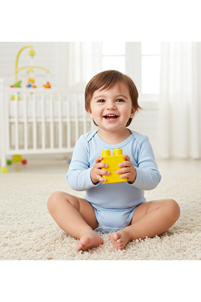 Minim Flat Long Sleeve Snap-On Badi