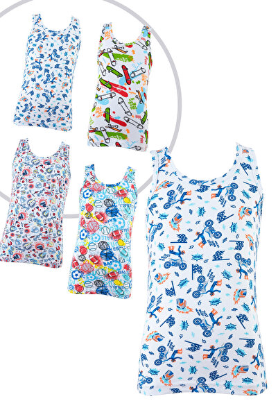 Tutku TEC0256 12 piese Maiouri imprimate pentru copii băieți elastan