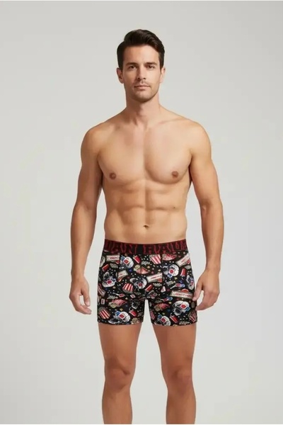 Juan Raul Boxeri pentru bărbați cu model Cinema, 95% bumbac - DB261