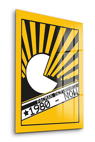 Decovetro Stakleni sto Retro Pacman