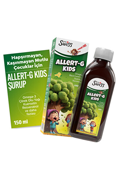 Bork Swiss Natural Allert-g Kids Çocuk Şurubu 150 ml Alerji Polen Ve Gıda Ale...