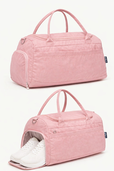 MUCCO Kaff Powder Crinkle Fabric 0818 Model Waterproof Sneakers with Pockets ...