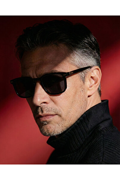 TomyHelf Siyah Cam Siyah Çerçeve Unisex Gözlük