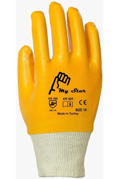 MYSTAR İŞ ELDİVENİ Mystar Tam Kaplı 10 Numara 10 çift