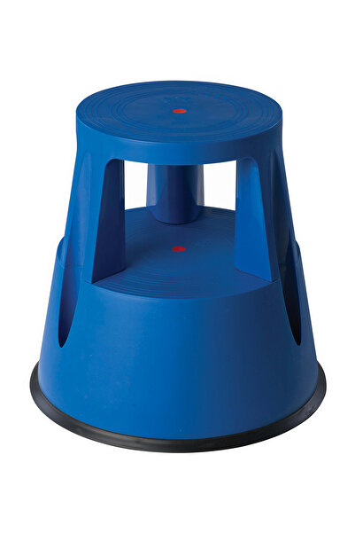 Tilki Dünyası Çift Katlı, Devrilmez, Kaymaz, Tekerlekli Mavi Tabure