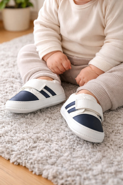 Kiçi أحذية بيبي فيرست ستيب، تصميم أنيق، نعل سفلي مريح لتقويم العظام، أحذية ري...