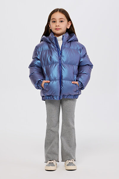 Panço Kız Çocuk Lila Mont