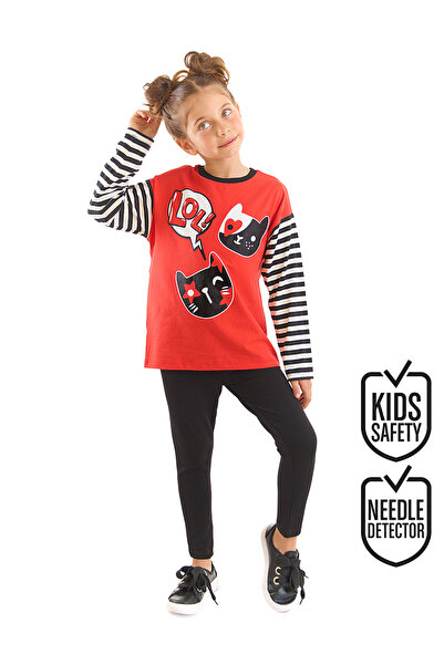 MSHB&G Lol Cat Girls Tunic Tights Set