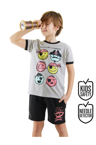 Denokids Pirate Boy's T-Shirt Shorts Set