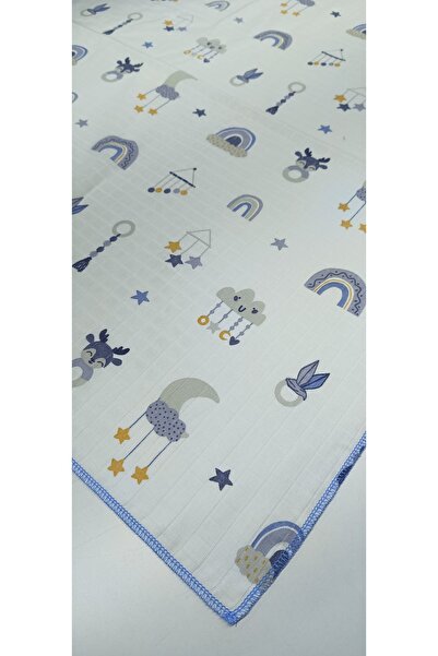 minnakya بطانية أطفال حديثي الولادة من الموسلين متعددة الأغراض مقاس 80*90، قم...