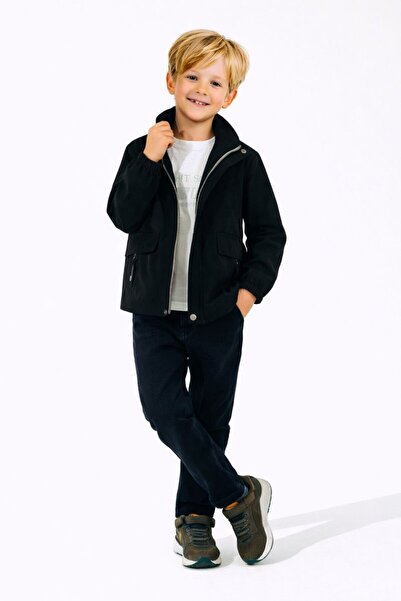 RAPAPA Boys' 3-Piece Spring Sportswear Set – Hooded Thin Jacket, Printed T-Sh...