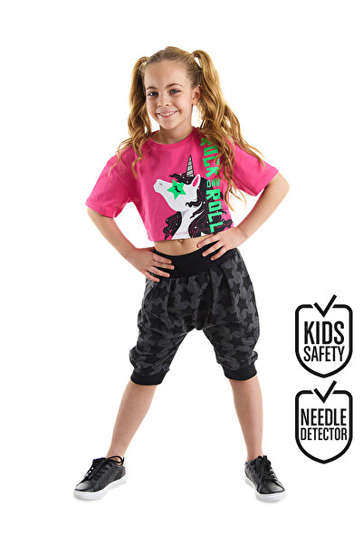 MSHB&G R&R Unicorn Girl's T-Shirt Capri Shorts Set