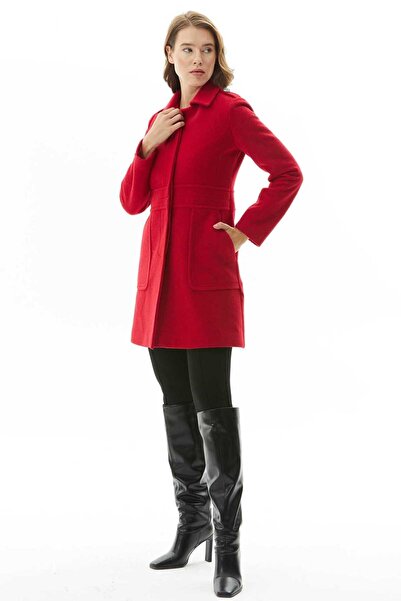 Genel Markalar Gizli Pat Büyük Cep Kaban / KIRMIZI