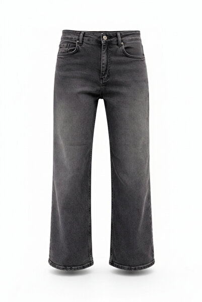 nd jeans Women's New Season High Waist Flexible Soft Textured Wide Leg Jeans