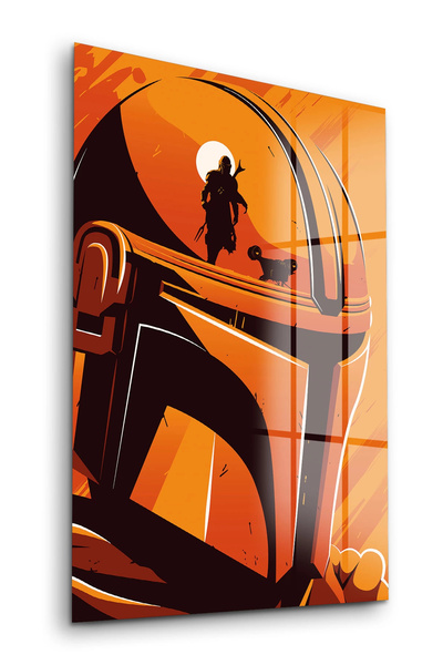 Decovetro Poster din sticlă The Mandalorian