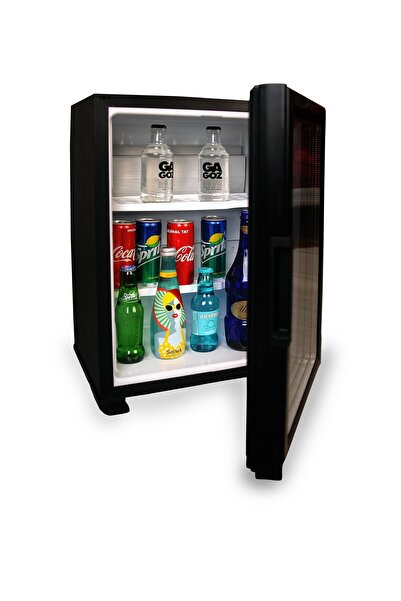 ISM İçecek İçki Şarap Soğutucu Minibar Cam Kapılı Mini Buzdolabı Siyah Sessiz...