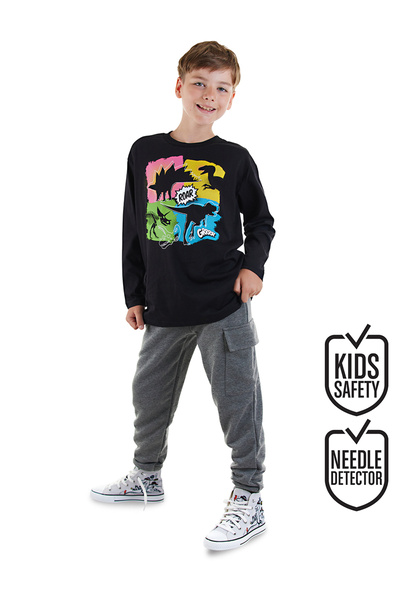Denokids Set de pantaloni tricou pentru băiat Dinosaurs