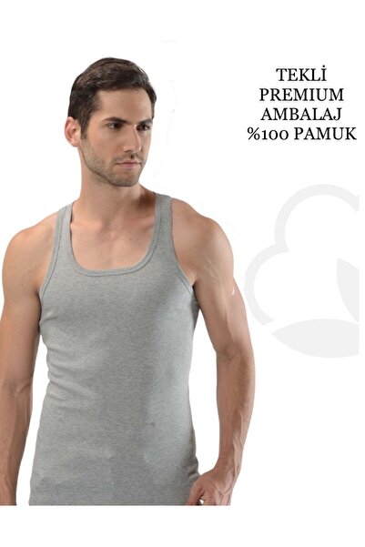 ByDon Tricou de corp din bumbac pentru bărbați, ambalaj individual, din bumba...