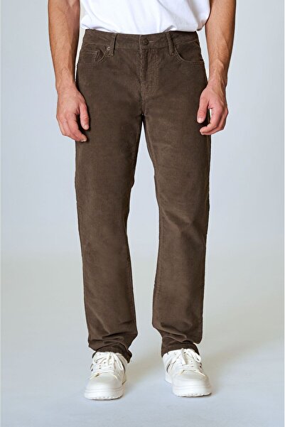 Twister Jeans Men's Regular Fit Lycra Thin Wicking Velvet Trousers