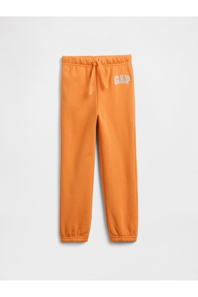 GAP Erkek Bebek Turuncu Relaxed Logo Pull-On Jogger Eşofman Altı