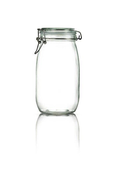 STOREMAX Tel Kelepçeli Cam Kavanoz,, 1500cc 1171935