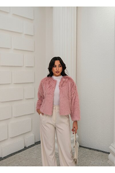 MODA DURAĞI Yakasiz Ithal Kaliteli Kürk