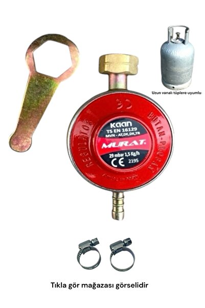 Murat vanalı tüp dedantörü uzun ev tüpü başlığı aygaz ipragaz her marka uzun ...