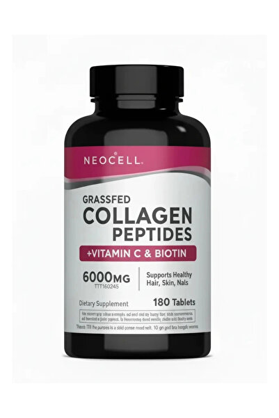 Neocell Grassfed Collagen Peptides - Hair and Nails, Antioxidants 180 Tablets
