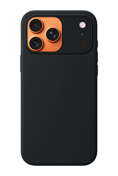 shoptocase iPhone 17 Pro Uyumlu İçi Süet, Dışı Yumuşak Lansman Telefon Kılıfı