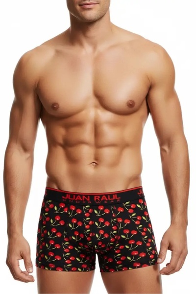 Juan Raul %95 Pamuklu Kiraz Desenli Erkek Boxer - DB227