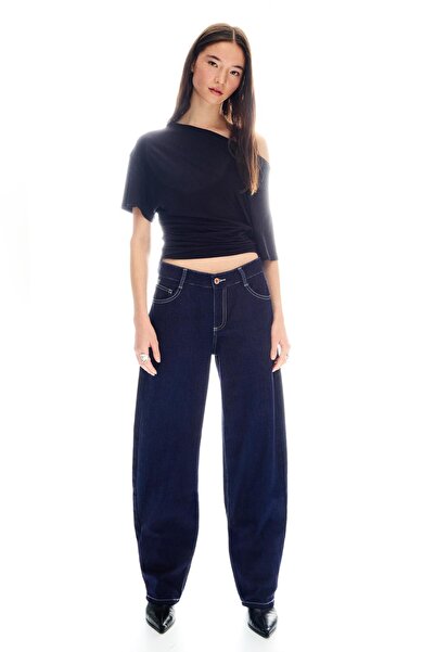 Bershka Düşük bel baggy fit barrel fit jean