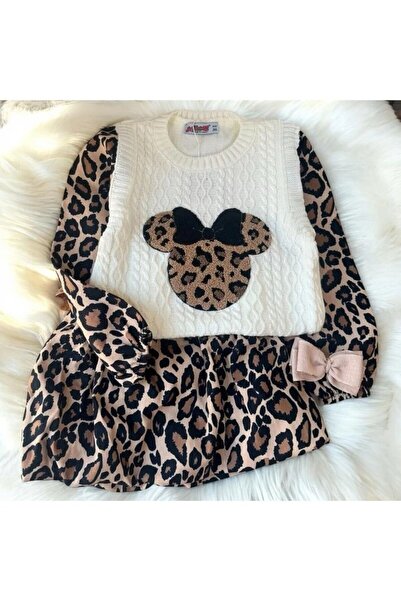 KOKOŞ BEBEK Трико, комплект з леопардовою спідницею | для дітей віком 3-6 років