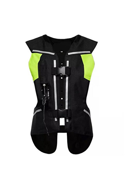 Linomag Moto Airbag Vest, CO2 cartridge included + spare, size XL, Black