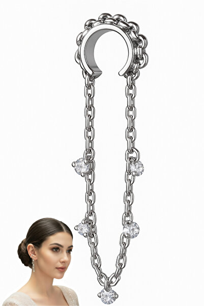 Sentivo Cercel Argint 925 Premium, placat cu Rodiu, Pietre Zirconiu, Cercel e...