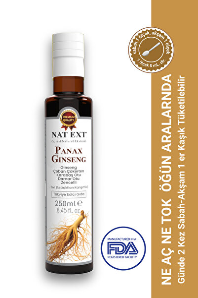 İmmu-Nat Panax Ginseng, Çoban Çökerten, Karabaş Otu, Damar Otu, Zencefil Sıvı...