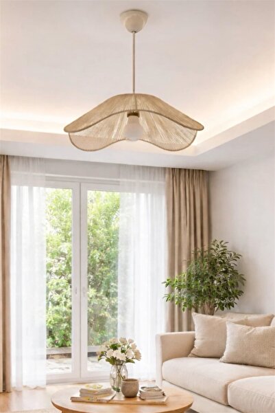 afralya home Doğal Bohem Avize El Yapımı Rustik & Modern Ev Dekorasyon Aydınl...