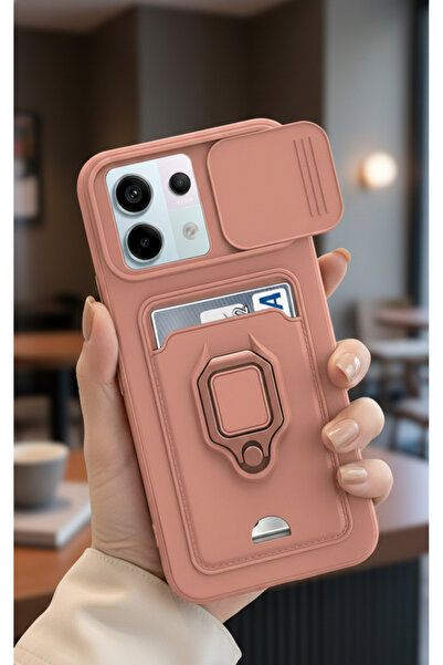 Hatreds Xiaomi Redmi Note 13 Pro 5G Uyumlu Kılıf Lüx Tasarım Yüzüklü +İpli Le...