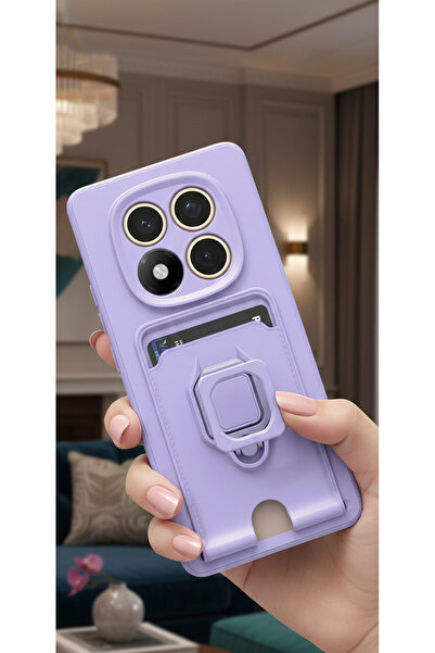 Hatreds Xiaomi Redmi Note 14 Pro 4G Kılıf Kamera Sürgülü Kartvizitli Kartlıkl...