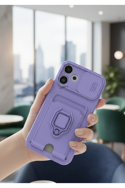 Hatreds Xiaomi Redmi 13 4G Kılıf Ipli Ve Lens Korumalı Renkli Yüzüklü Askılı ...